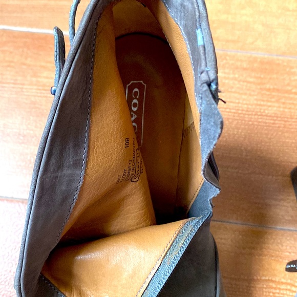 🌸Suede Coach ‘Melody’ Wedge Booties. Sz 10 🌸 - Picture 10 of 13